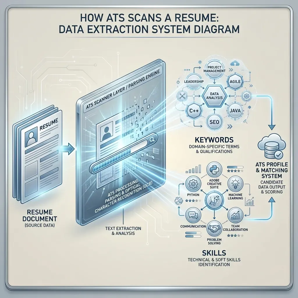 ATS Scanning Resume Visual